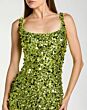 Mac Duggal 27838 Scoop Neck Fitted Apple Green Sequin Dress
