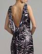 Mac Duggal 27860 Tiger Multicolor Bateau Neckline Sequin Dress