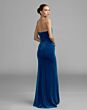 Mac Duggal 27894 Cobalt Blue Sweetheart Neckline Velvet Dress