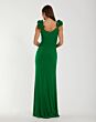 Mac Duggal 44094 Ruffled Strap V-Neck Spring Green Dress