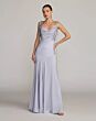 Mac Duggal 49914 Cowl Neck A-line Charmeuse Dress