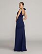 Mac Duggal 49964 Shoulder Bow Scoop Neck Trumpet Dress