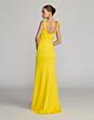 Mac Duggal 49964 Shoulder Bow Scoop Neck Trumpet Dress