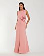 Mac Duggal 50097 Bateau Neck Sleeveless Crepe Dress