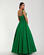 Mac Duggal 56189 Front Bow Slim Strap Spring Green Dress