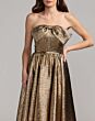 Mac Duggal 56441 Antique Bronze Strapless with Pocket Dress