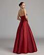 Mac Duggal 56499 Wine Multicolor Stripe Strapless Dress
