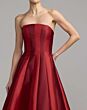 Mac Duggal 56499 Wine Multicolor Stripe Strapless Dress