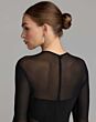 Mac Duggal 56536 Black Long Sleeve Fit and Flare Dress