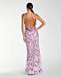 Mac Duggal 6214 Spaghetti Strap Cowl Back Lilac Dress