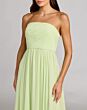 Mac Duggal 68847 Chiffon A-Line Strapless Dress