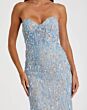 Mac Duggal 68893 Slim-Flare Sweetheart Neck Lace Dress