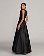 Mac Duggal 69084 Pleated Skirt Sleeveless Black Dress