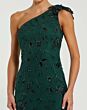 Mac Duggal 94139 Deep Green One Shoulder Fitted Dress
