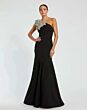Mac Duggal 9911810P One Shoulder Fit and Flare Dress