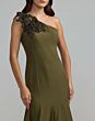 Mac Duggal 9911810P One Shoulder Fit and Flare Dress