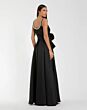 Mac Duggal 9927743P Black Beaded Scoop Neckline High Slit Dress