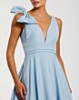 Mac Duggal 9949972P Black Plunging V-Neckline with Pocket Dress
