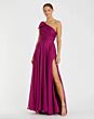 Mac Duggal 9967476P Cobalt Blue One Shoulder Ruched Dress