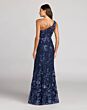 Mac Duggal 9968606P Floral One Shoulder Fitted Dress