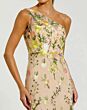 Mac Duggal 9968606P Floral One Shoulder Fitted Dress