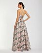 Mac Duggal 9968945P Gold Multicolor Floral A-Line Dress