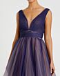 Mac Duggal 20221 Plunging Neckline Ombre Dress