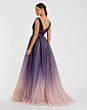 Mac Duggal 20221 Plunging Neckline Ombre Dress