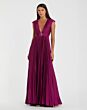 Mac Duggal 26285 Cap Sleeve Pleated Dress