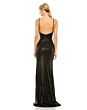 Mac Duggal 26408 Plunging Neckline Metallic Dress