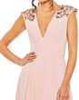 Ieena for Mac Duggal 26540 Beaded Cap Sleeve Dress