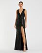 Mac Duggal 26598 Wrap Waist Sequin Dress