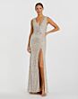Mac Duggal 26598 Wrap Waist Sequin Dress
