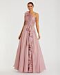 Mac Duggal 49252 One Shoulder Ruffle Dress