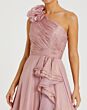 Mac Duggal 49252 One Shoulder Ruffle Dress