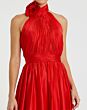 Mac Duggal 49333 Halter Neckline High Slit Dress