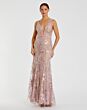 Mac Duggal 67481 Plunging Neckline Lace Dress