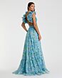 Mac Duggal 67803 Ruffle Top Floral Dress