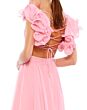 Mac Duggal 67911 Ruffle Strap Lace-Up Dress
