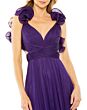 Mac Duggal 67911 Ruffle Strap Lace-Up Dress