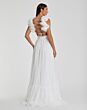 Mac Duggal 67911 Ruffle Strap Lace-Up Dress