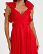 Mac Duggal 67911 Ruffle Strap Lace-Up Dress