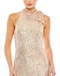 Ieena for Mac Duggal 11280 High Neck Sequin Dress