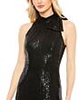 Ieena for Mac Duggal 11280 High Neck Sequin Dress