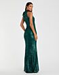 Ieena for Mac Duggal 11280 High Neck Sequin Dress