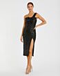 Ieena for Mac Duggal 11286 One Strap High Slit Dress