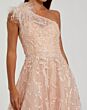 Mac Duggal 20389 Feather Shoulder Embroidered Dress