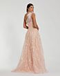 Mac Duggal 20389 Feather Shoulder Embroidered Dress