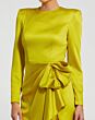 Ieena for Mac Duggal 26676 Slit Skirt Long Sleeve Dress