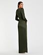 Ieena for Mac Duggal 26676 Slit Skirt Long Sleeve Dress